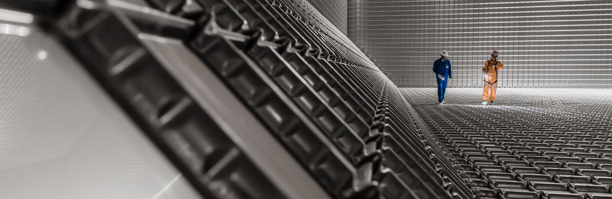 Internal view of Mark III tank